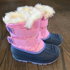 Cat & Jack snow boots, toddler girl size 8